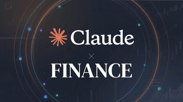 Anthropic金融AI技术栈蓝图架构图——顶层为Claude + Skills,中层为四个专业模块,底层为11个机构级数据连接器