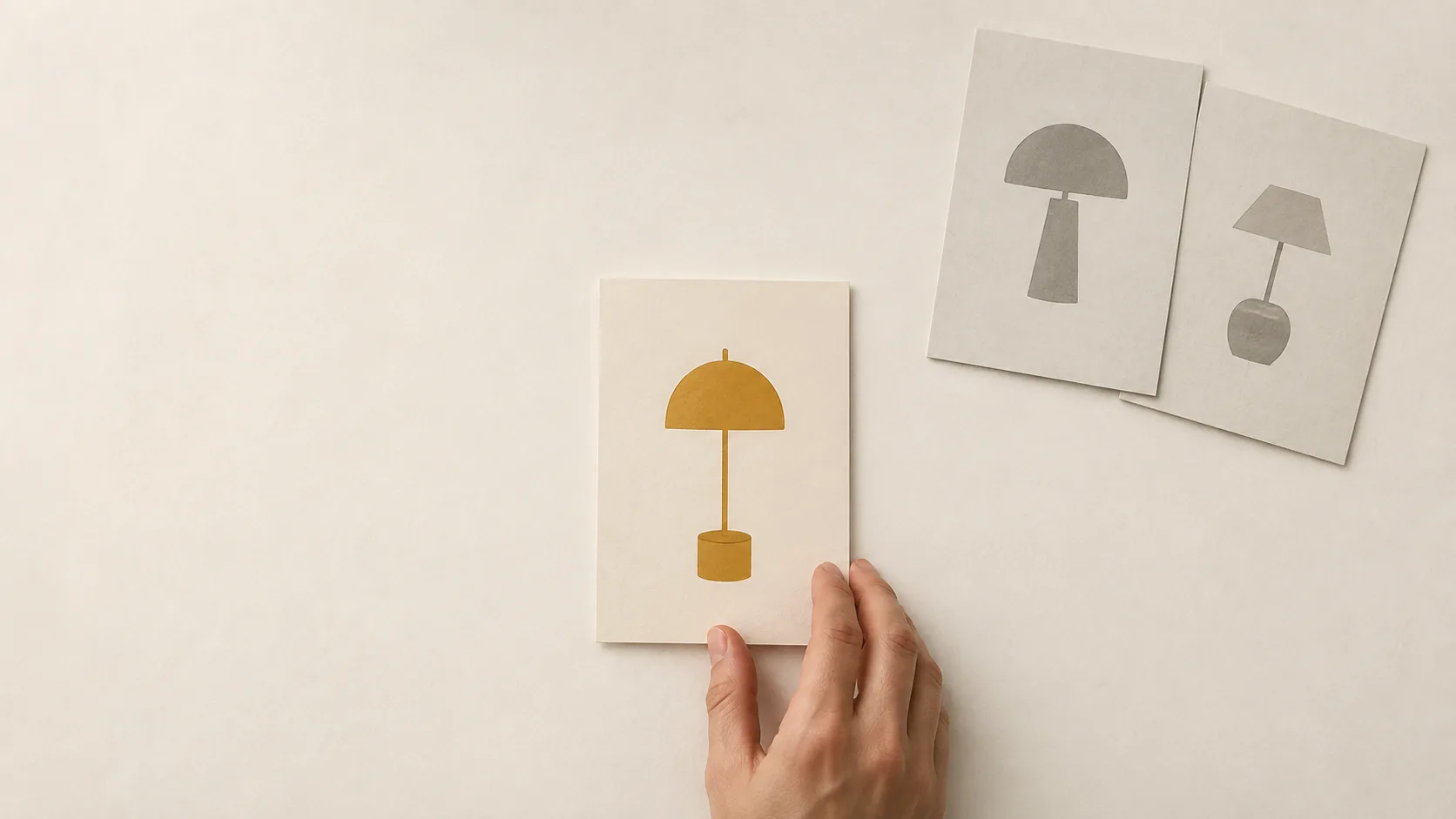 One useful design is selected while alternatives are set aside